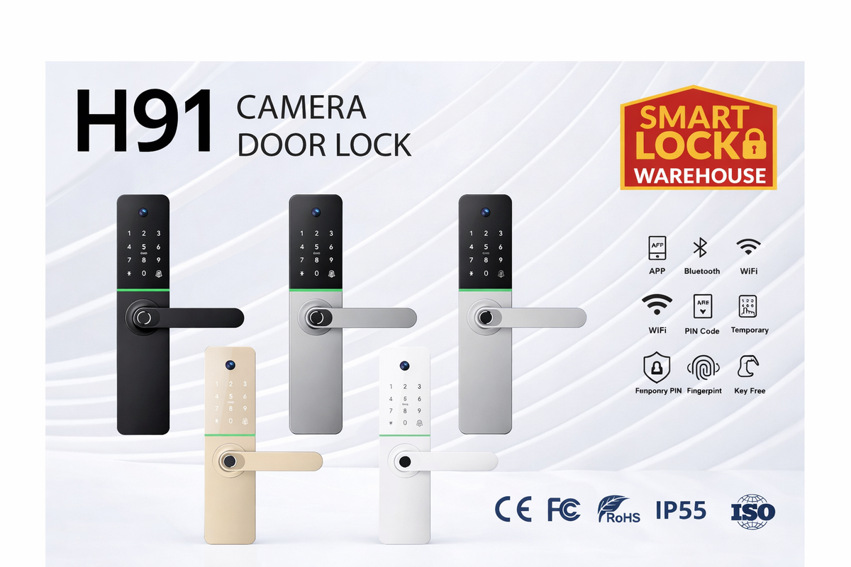 The Benefits of a Smart Door Lock with Camera | Smart Lock Warehouse