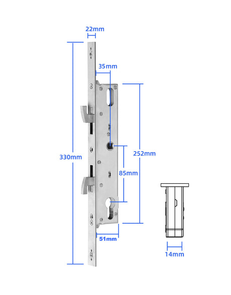 Super Slim S3 Smart Lock Sliding Door