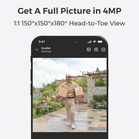 Reolink Video Doorbell POE – 2K+ 5MP Smart Wired Video Doorbell with Chime