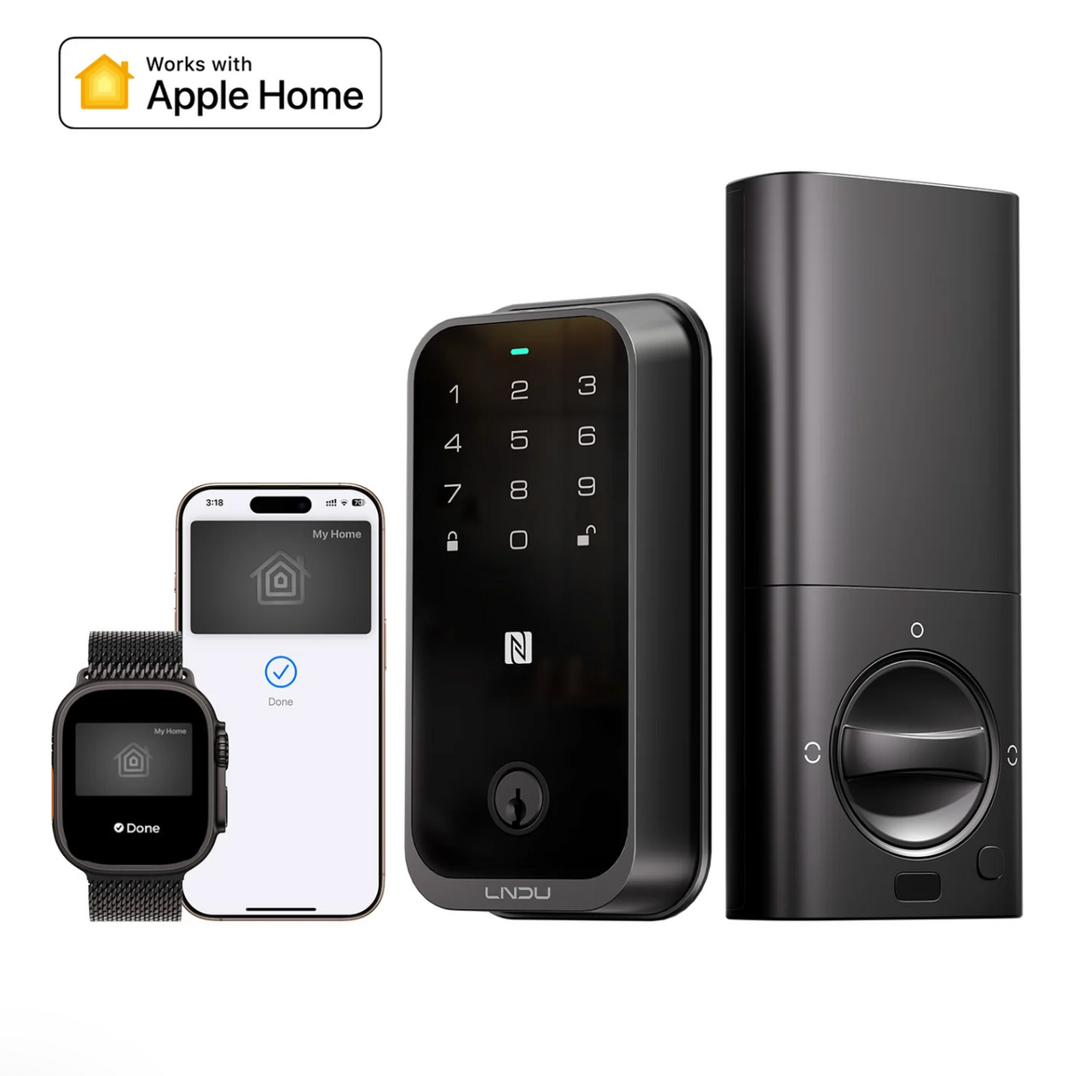 HK01  - LNDU HomeKit Smart Deadbolt Bluetooth Version