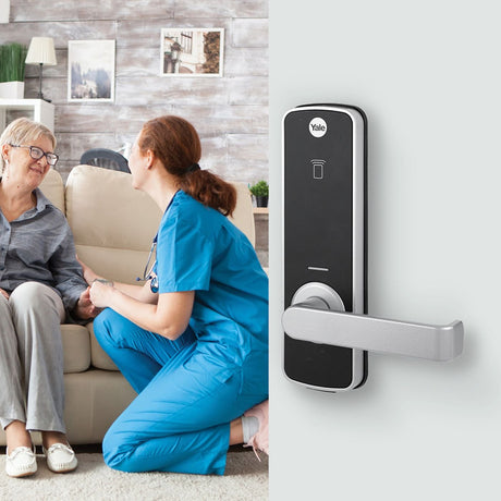 Yale Unity Entrance Smart Lock Fire Rated with DDA Lever