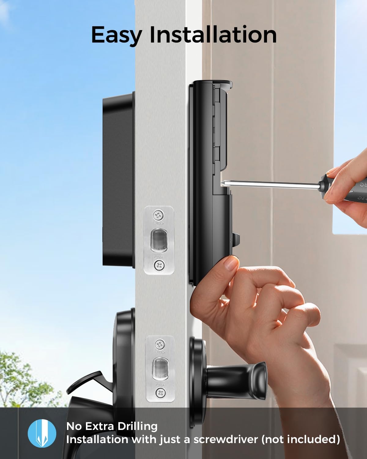 HK01  - LNDU HomeKit Smart Deadbolt Bluetooth Version